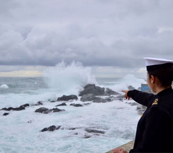 Marejadas en las costas: Aviso de la Armada de Chile