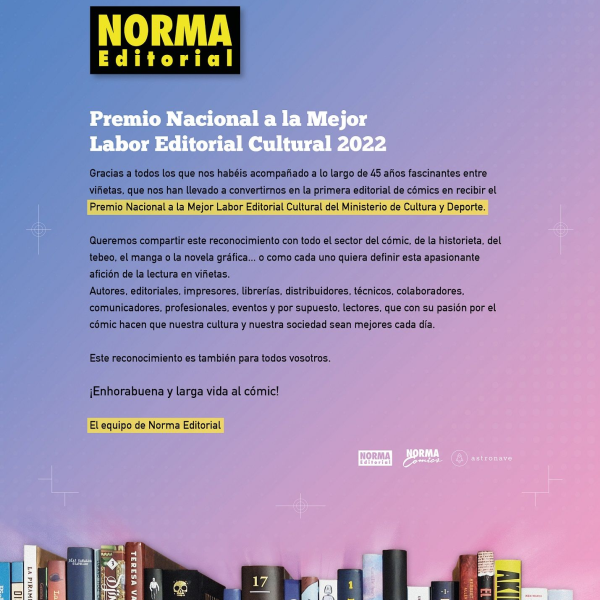 Premio Nacional a la Mejor Labor Editorial para La Uña Rota