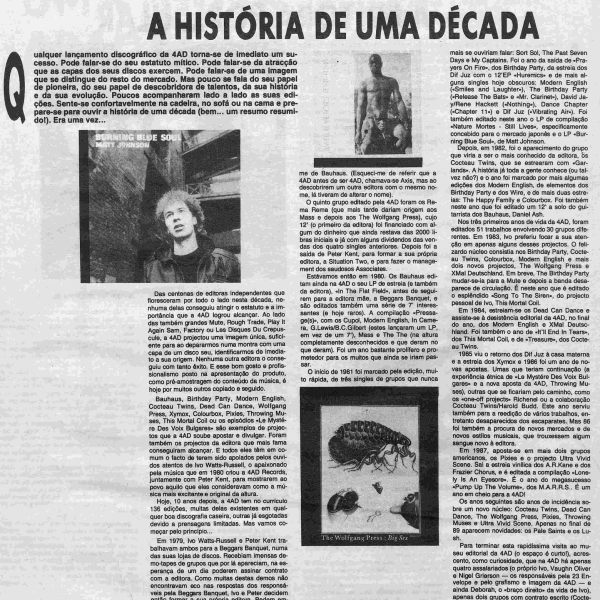 Historia de 4AD: Revolucionando la Música Pop