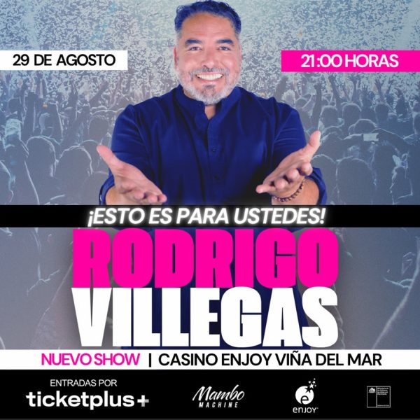 Rodrigo Villegas sorprende en Enjoy Viña con su nuevo show